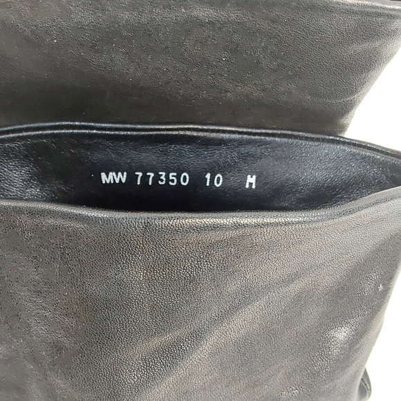 Stuart Weitzman Black Slouchy Runched Mid Calf Boots - Picture 6 of 14